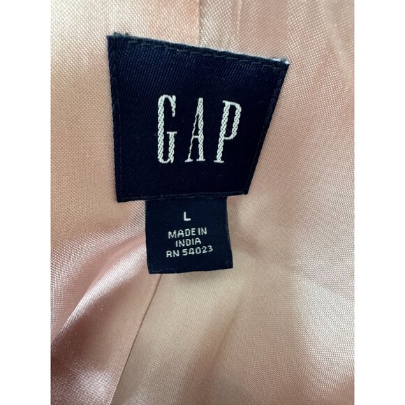 GAP Double Breasted Pea Coat Womens Large L Wool Peacoat  Jacket Overcoat Y2K - Picture 4 of 12